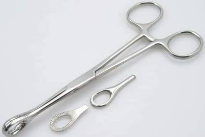 TRU BIOLOGY Sponge Holding Forceps/Sponge Holder (6 Inch) Surgical Plier