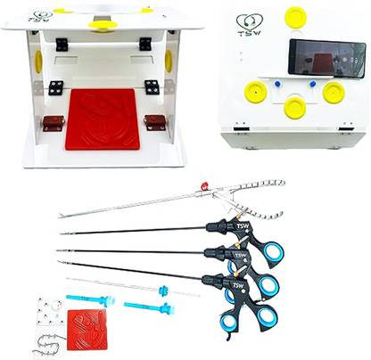 tsw Laparoscopic Endo Trainer Android With Instruments Complete Set Endotrainer Medical Equipment Combo