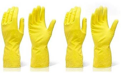 BUWCH Yellow surgical gloves Rubber Surgical Gloves Latex Surgical Gloves