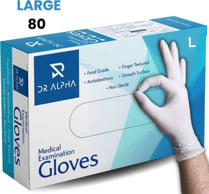 Dr Alpha Latex 80 Latex Examination Gloves