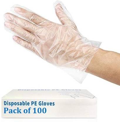 DM SPECIALLY FOR SPECIALIST Clear Polyethylene Hand Gloves Non-Sterile For Cleaning- Cooking,Hair Polyisoprene Examination Gloves
