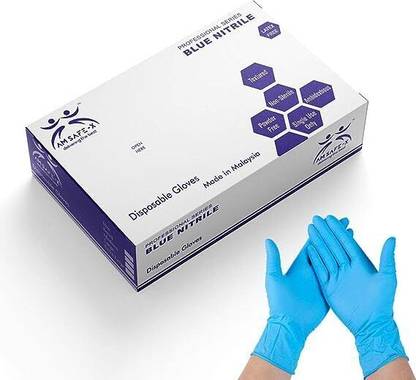 Am Safe x NitrileGloves_001 Nitrile Examination Gloves
