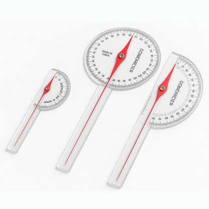Bos Medicare Surgical Goniometer Set Plastic Finger180,180,360 Degree Joint Angle Measuring Tool Medical Goniometer