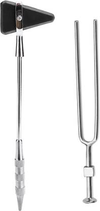 Dr. TORSO Percussion Knee Hammer with Tuning Fork(128Hz) Triangular head Premium Medical Hammer