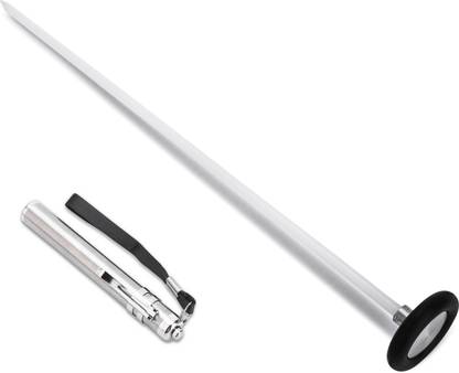 Dr. TORSO Queen Square Knee Hammer With Torch for Doctors | Nurses | Medical Students | Medical Hammer