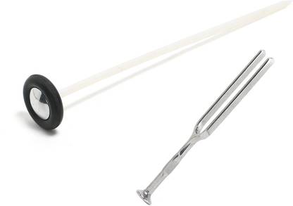 RCSP Medical Reflex Square Head, Queen Hammer with Tuning Fork 128Hz Medical Hammer