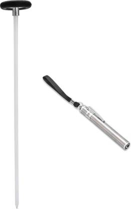 DR DOC DR. DOC Classic Queen Square Reflex Hammer with Pen Torch | for Doctors Medical Hammer