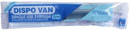 DISPOVAN 5 ml syringe , pack of 100 pcs Medical Needle