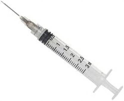 MDSS 3ml Syringe with Medical Needle for Injection | Sterile & Disposable | Pack of 2 Medical Needle