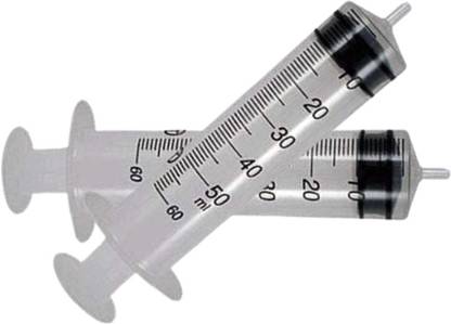 MDSS 106 Medical Syringe 50ml Without Needle (Pack of 2) Medical Needle Medical Needle