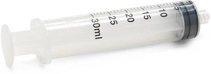 MDSS Plastic Syringe 30ml (Pack of 5) | Luer Lock Medical Needle