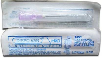 DISPOVAN Needle single use 24 X 1 Medical Needle