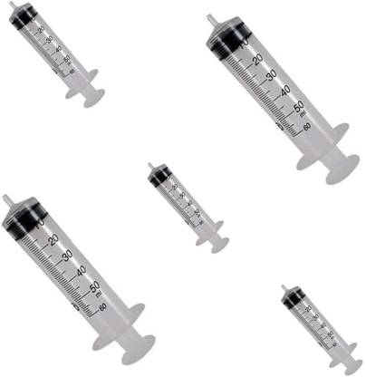 MDSS Medical Syringe 50ml Without Needle (Pack of 5) Medical Needle