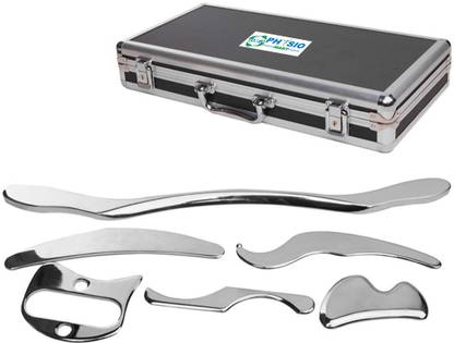 DSB PHYSIO MART IASTM Myofascial Massage Tool Set of 6- Pcs For Soft Tissue Mobilization Medical Reacher & Grabber