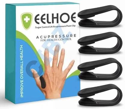 TopDoc Sugar Control Acupressure Point Clip Supporting Acupressure Relaxation pack of 4 Medical Reacher & Grabber