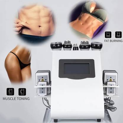 Biotronix Portable 6 in one RF Cavitation Machine with Lipo Laser Slimming Device Medical Reacher & Grabber