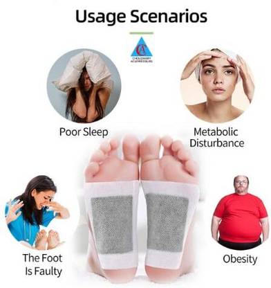 CHOUDHARY ACUPRESSURE Deep Cleaning Detox Foot Patch 10Patch Organic Health Body Toxin Remover Medical Reacher & Grabber