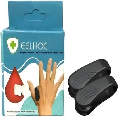 LootZoo 2pc Sugar Control Acupressure Point Clip for Headache, Migraine Medical Reacher & Grabber