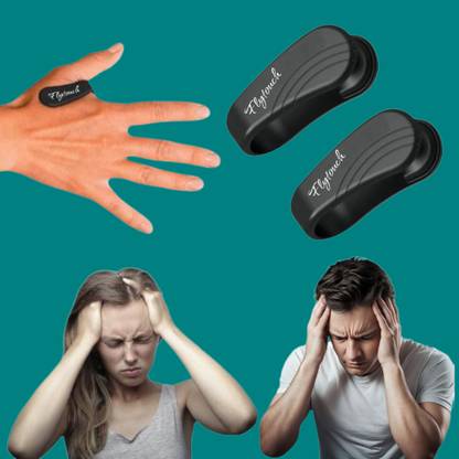 FlyTouch Acupressure Hand Pressure Point Clip Device For Migraine Tension Anxiety K2 Medical Reacher & Grabber