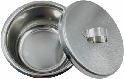 Bos Medicare Surgical Gallipot With cover stainless steel (75x45) mm Reusable Medical Tray
