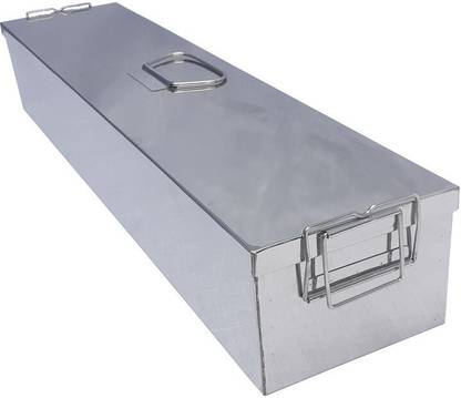 Bismi Enterprises Stainless Steel Cidex Tray 10 liters Size 27"x6"x5" Reusable Medical Tray