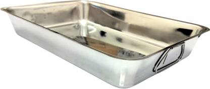 HCG Healthcure generation surgical Baby Tray Without Cover Stainless Steel for Hospital use 12x18 Reusable Medical Tray