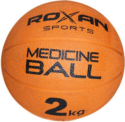 Roxan Medicine Ball Workouts Champion Medicine Ball Rubber Molded Weight 1 kg Green Medicine Ball