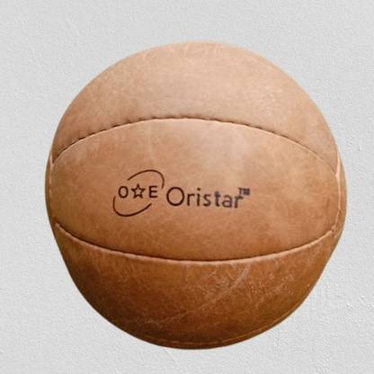 oristar 10PannelLeatherBrown1KG Medicine Ball