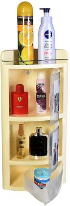 ZOOM Corner Bathroom Cabinet 3 layer Dual Mount Medicine Cabinet