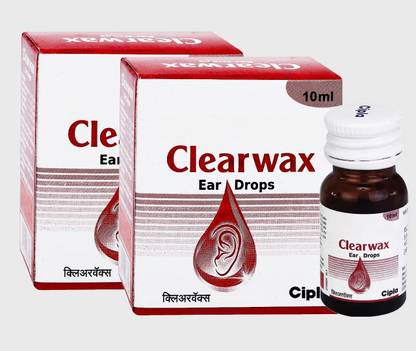 Clearwax Ear Drop 10ml X 2s Medicine Dispenser