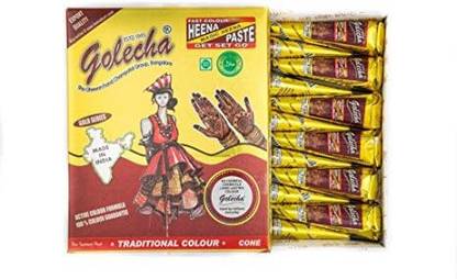 Golecha Black Henna Cones Natural Mehendi