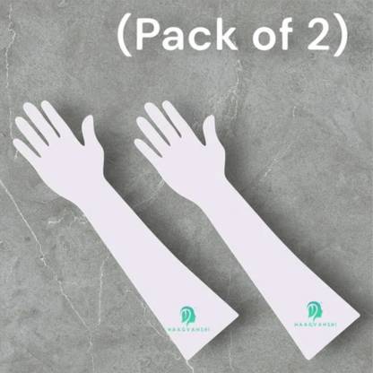 Naagvanshi Acrylic Henna Practice Hands – Realistic, Reusable (2 Pack) Natural Mehendi