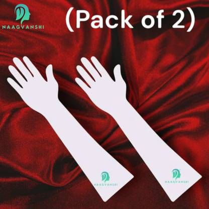 Naagvanshi Mehndi Practice Hand Set – Acrylic Material, Reusable (2 Pack) Natural Mehendi