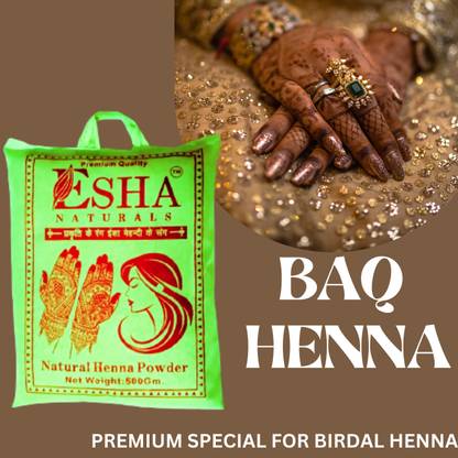 Esha Naturals Henna Powder for Mehndi Designs