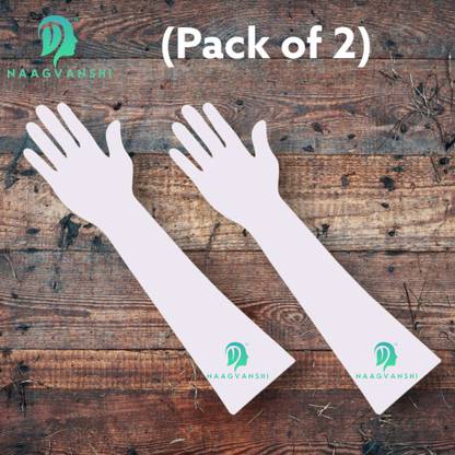 Naagvanshi "Mehndi Acrylic Hands Set - Set of 2 for Skill Development Natural Mehendi