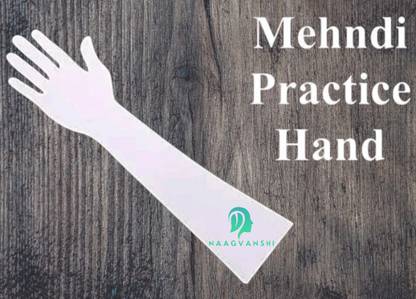 Naagvanshi Mehendi practice hand set reusable and rewashable Natural Mehendi
