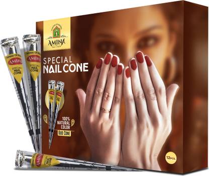 Amina Lado Henna Nails Mehendi Cone Natural Mehendi