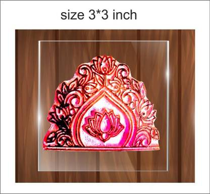 LPKLIPIKA Lotus Flower Henna Design figure stencil Tool Size:3x3 Inch on your hands & feet Synthetic Mehendi