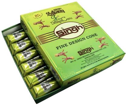 singh Fine Design Cone 25 gm Natural Mehendi