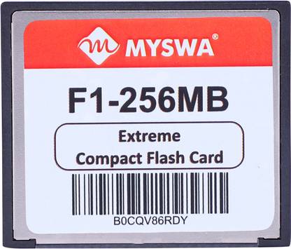 MYSWA F1-CF256MB F1-CF256MB CNC Machine, Railways Locomotives, Airplane, Camera, Desktop etc 256 MB Compact Flash Class 4 20 MB/s  Memory Card Compatible with Camera, Computer, Gaming Console