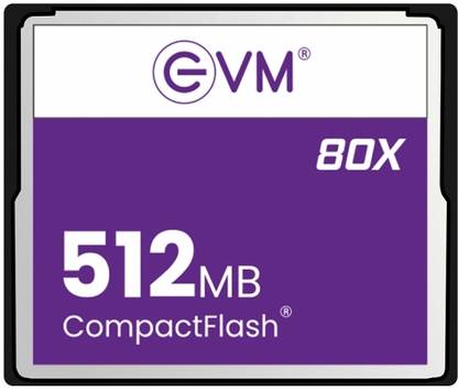 EVM 512MB COMPACTFLASH CARD COMPACT FLASH CARD 512 MB Compact Flash UDMA 7 60 MB/s  Memory Card Compatible with Camera