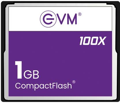 EVM 1GB COMPACTFLASH CARD COMPACT FLASH CARD 1 GB Compact Flash UDMA 7 60 MB/s  Memory Card Compatible with Camera