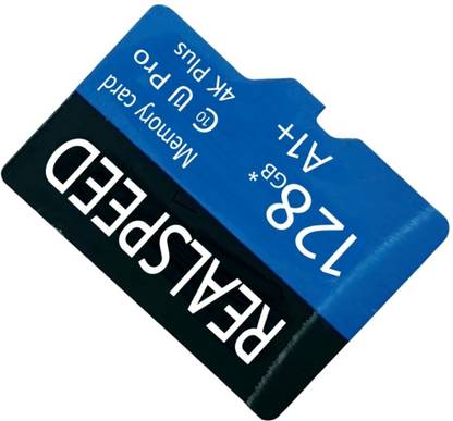 Realspeed PRO 128GB 4K HD 128 GB Memory Stick Class 10 130 MB/s  Memory Card Compatible with Computer, Gaming Console, Mobile, Tablet