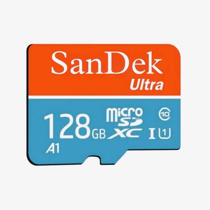 SanDeK Portable USB Storage for Your Data on the Go 3 128 GB MicroSD Card Class 10 140 MB/s  Memory Card Compatible with Camera, Gaming Console, Mobile, Tablet