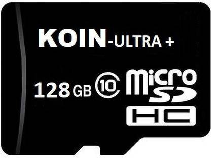 MOREBYTE Ultra Plus 128gb Memory card Class 10 transfer speed upto 100mb/s Ultra Plus 128 GB MicroSD Card Class 10 90 MB/s Memory Card Compatible with Camera, Computer, Mobile, Tablet