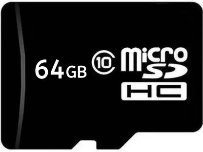 MOREBYTE Ultra Plus 64 GB MicroSD Card Class 10 90 MB/s Memory Card Black Series 64 GB MicroSD Card Class 10 100 MB/s  Memory Card Compatible with Mobile