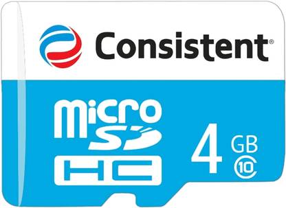 Consistent CTM10004 CTM10004 4 GB MicroSD Card Class 10 90 MB/s  Memory Card Compatible with Mobile, Tablet, Computer