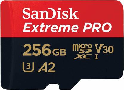 SanDisk ?SDSQXCD-256G-GN6MA Extreme PRO 256 GB MicroSD Card UHS Class 1 200 MB/s  Memory Card Compatible with Camera, Mobile