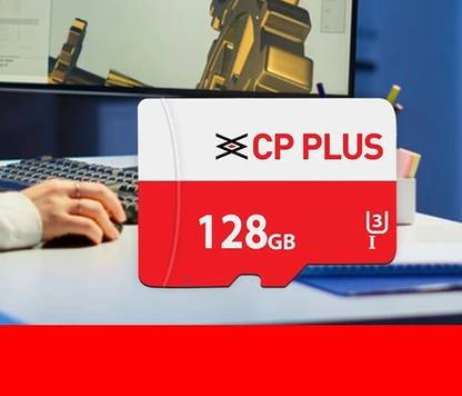 CP PLUS CP128M03 Safe Run 128 GB MicroSD Card Class 10 70 MB/s  Memory Card Compatible with Camera, Mobile, Tablet