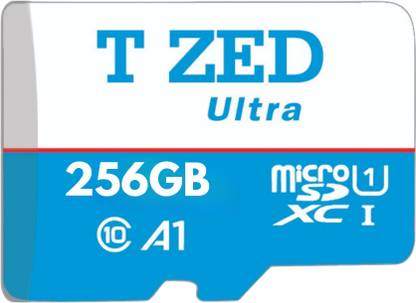 T ZED ULTRA ULTRA 256 GB MicroSD Card Class 10 180 MB/s  Memory Card Compatible with Camera, Computer, Gaming Console, Mobile, Tablet